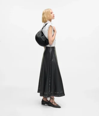 Bolso con tachuelas K/Signature