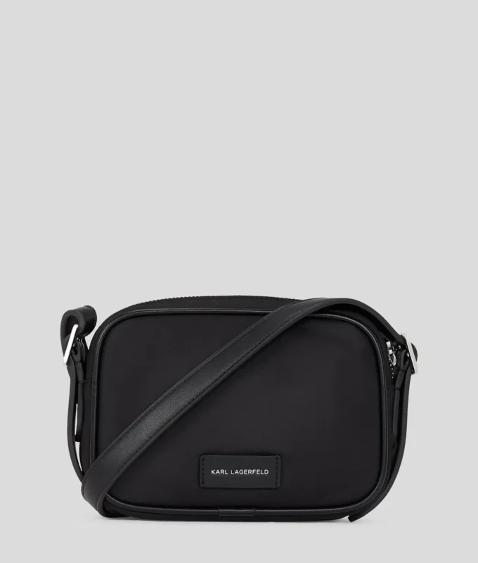 BOLSO CRUZADO DE NYLON K/SIGNATURE