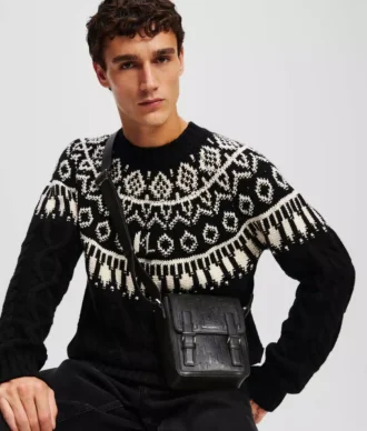 BOLSO CRUZADO DE PIEL K/LOOM