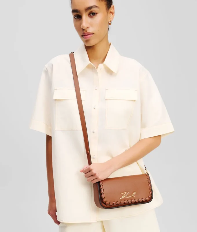 BOLSO CRUZADO K/SIGNATURE WHIPSTITCH