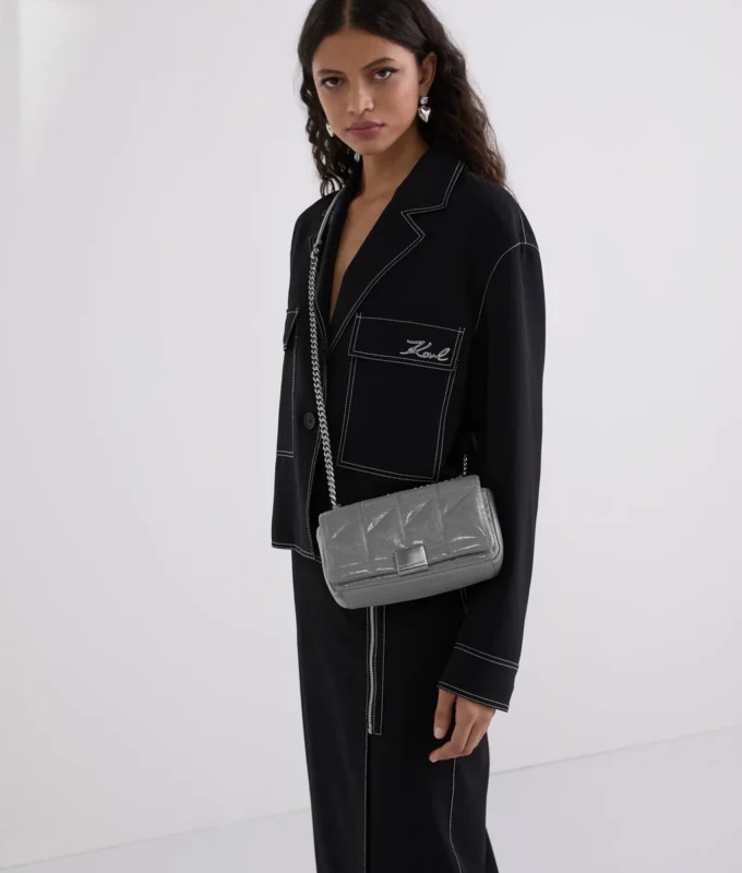 BOLSO CRUZADO PEQUEÑO BRILLANTE K/KUILT