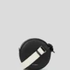 BOLSO CRUZADO REDONDO CON LOGOTIPO K/CIRCLE EN RELIEVE