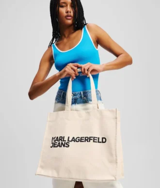 BOLSO DE COMPRAS DE LONA CON LOGOTIPO