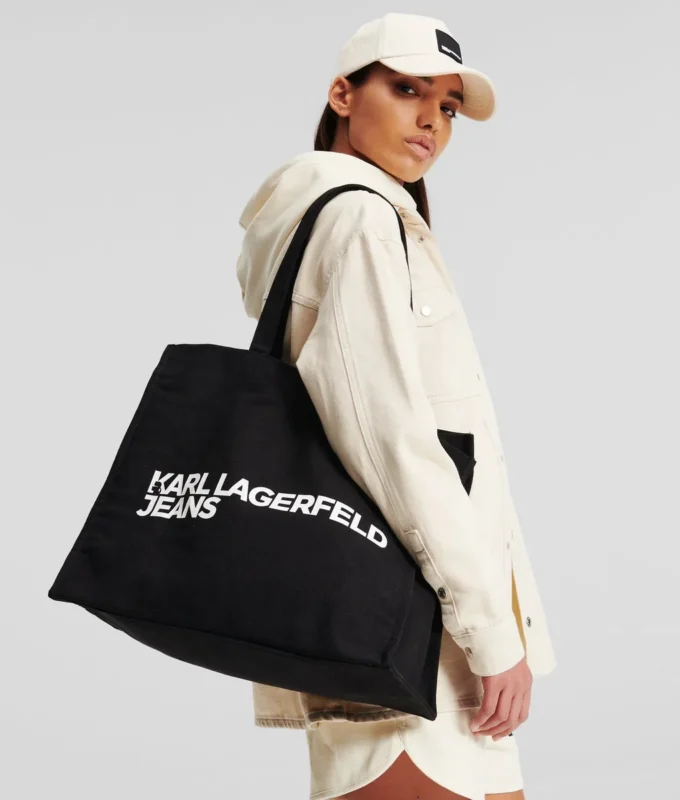 BOLSO DE COMPRAS DE LONA CON LOGOTIPO