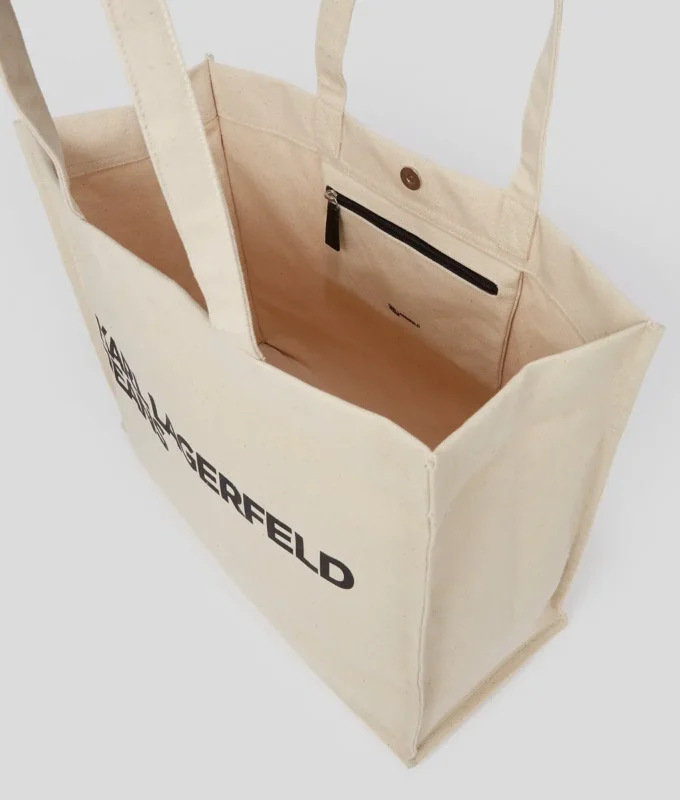 BOLSO DE COMPRAS DE LONA CON LOGOTIPO