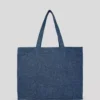 BOLSO DE COMPRAS DENIM CON LOGOTIPO