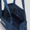 BOLSO DE COMPRAS DENIM CON LOGOTIPO