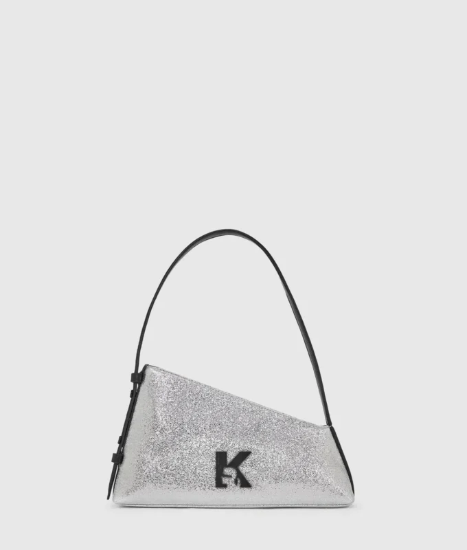 Bolso de hombro brillante Geo