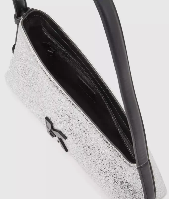 Bolso de hombro brillante Geo