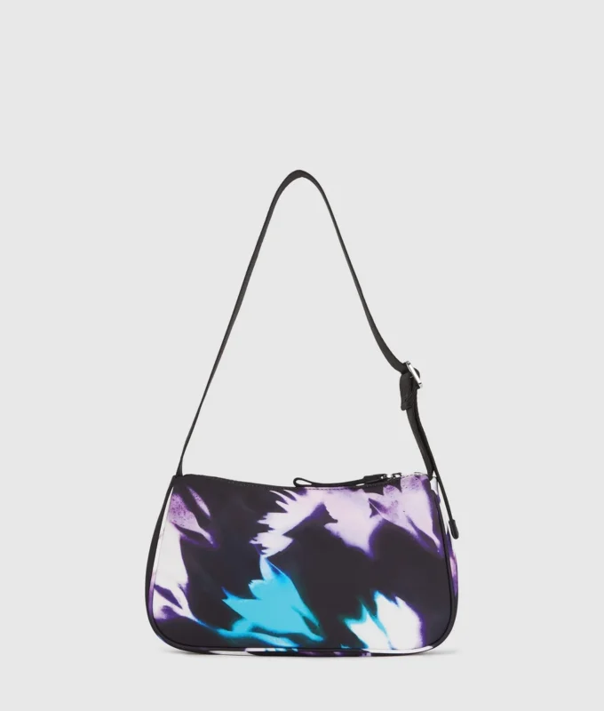 BOLSO DE HOMBRO DE NYLON FLORAL