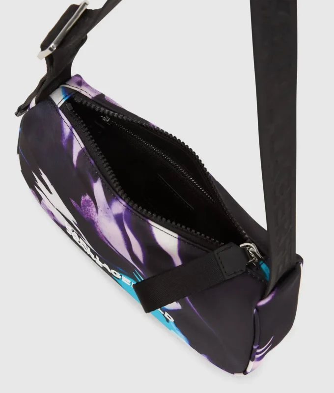 BOLSO DE HOMBRO DE NYLON FLORAL