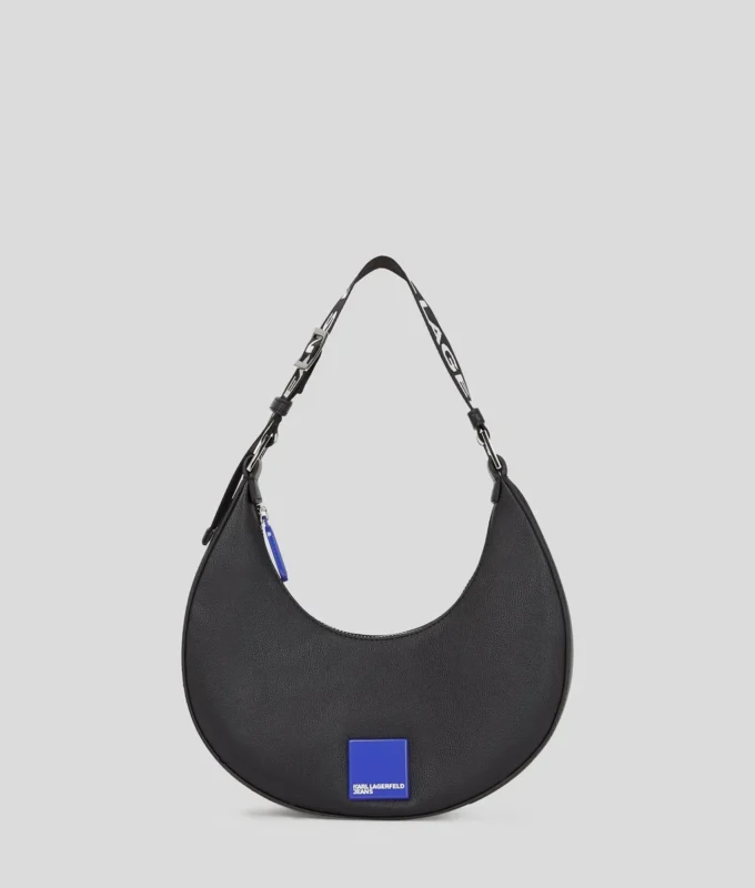 BOLSO DE HOMBRO KLJ BOX LOGO HALF-MOON