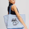 BOLSO DE MANO A RAYAS IKON CHOUPETTE