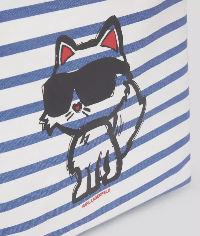 BOLSO DE MANO A RAYAS IKON CHOUPETTE