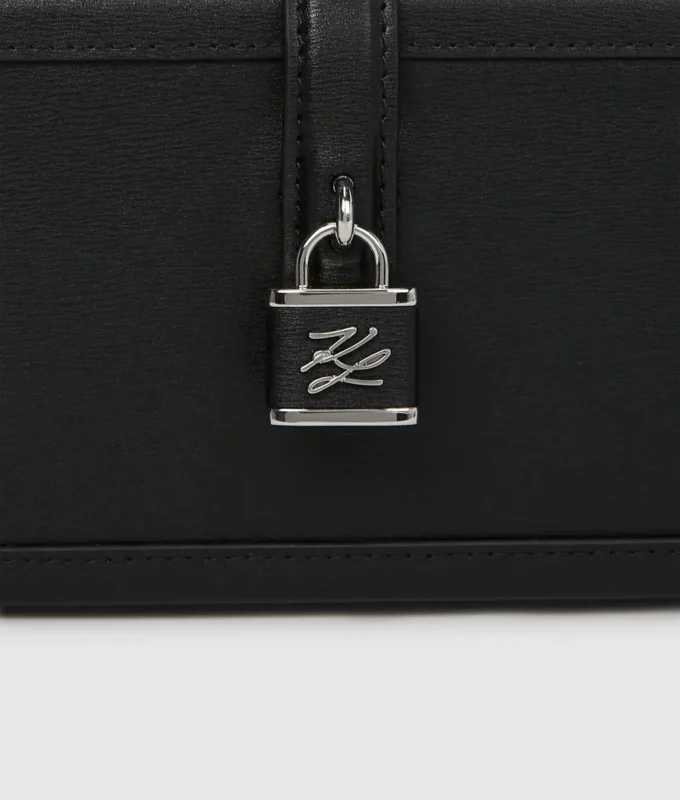 Bolso de mano con candado K/Autograph