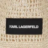 BOLSO DE PLAYA DE CROCHET CON LOGOTIPO