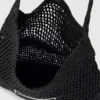 BOLSO DE PLAYA DE CROCHET CON LOGOTIPO