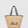 Bolso de playa K/Signature con festones