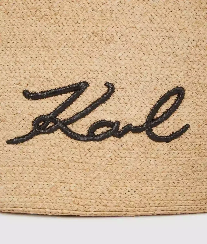 Bolso de playa K/Signature con festones