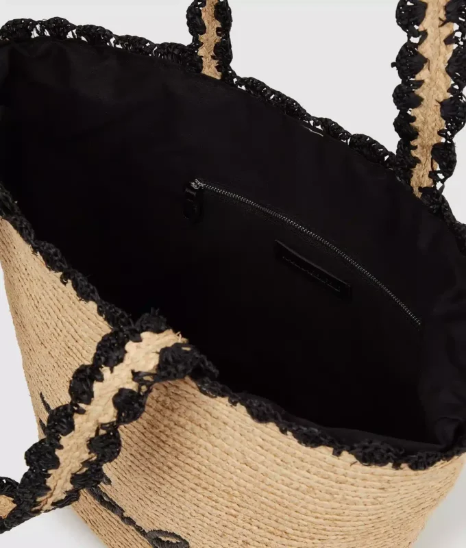 Bolso de playa K/Signature con festones
