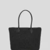 Bolso de playa pequeño tejido K/Signature