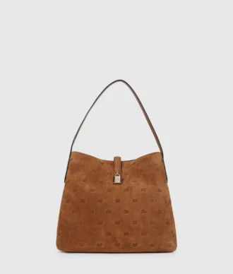 Bolso hobo de ante con candado K/Autograph