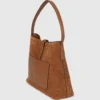 Bolso hobo de ante con candado K/Autograph