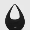 Bolso hobo de nylon brillante