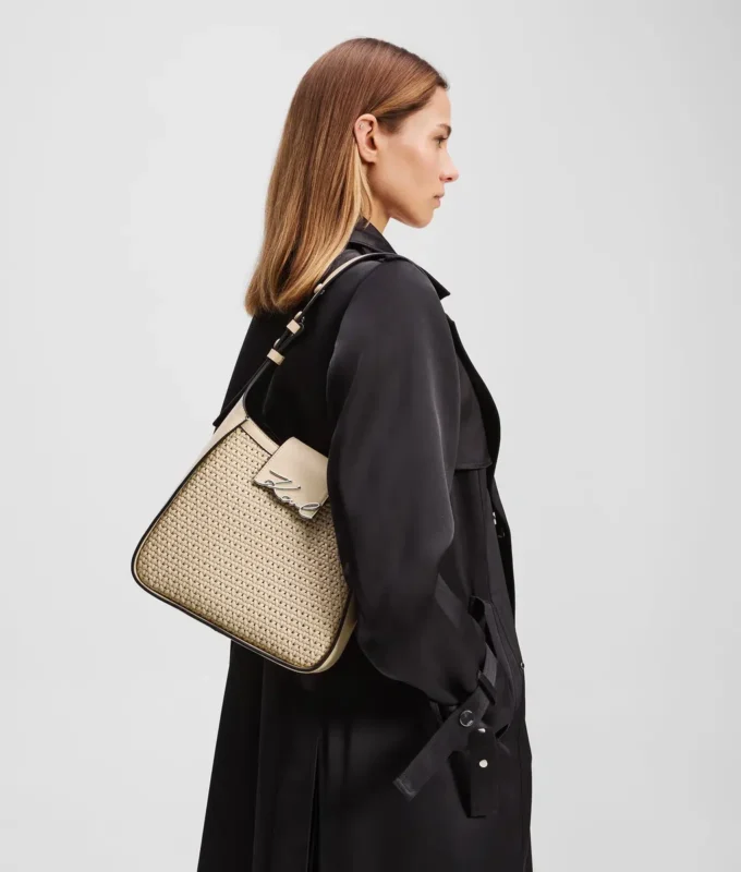 BOLSO HOBO TEJIDO K/SIGNATURE