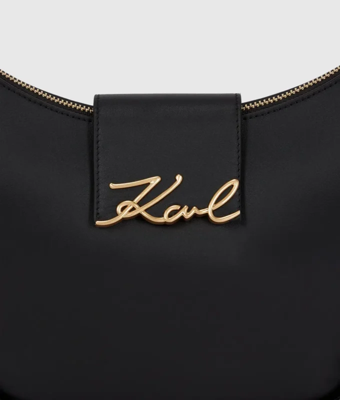 Bolso mediano con cremallera K/Signature