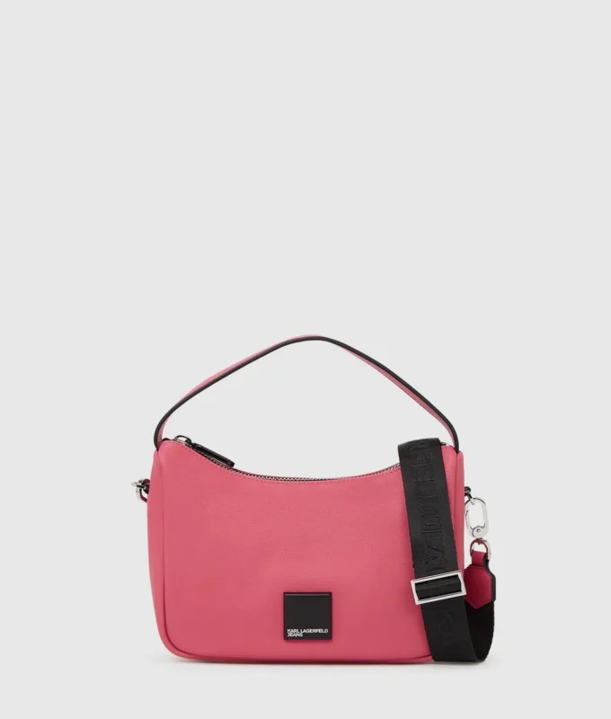 BOLSO MINI HOBO BLANDO CON LOGOTIPO KLJ BOX
