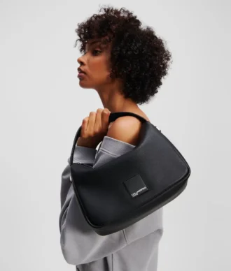 BOLSO MINI HOBO BLANDO CON LOGOTIPO KLJ BOX
