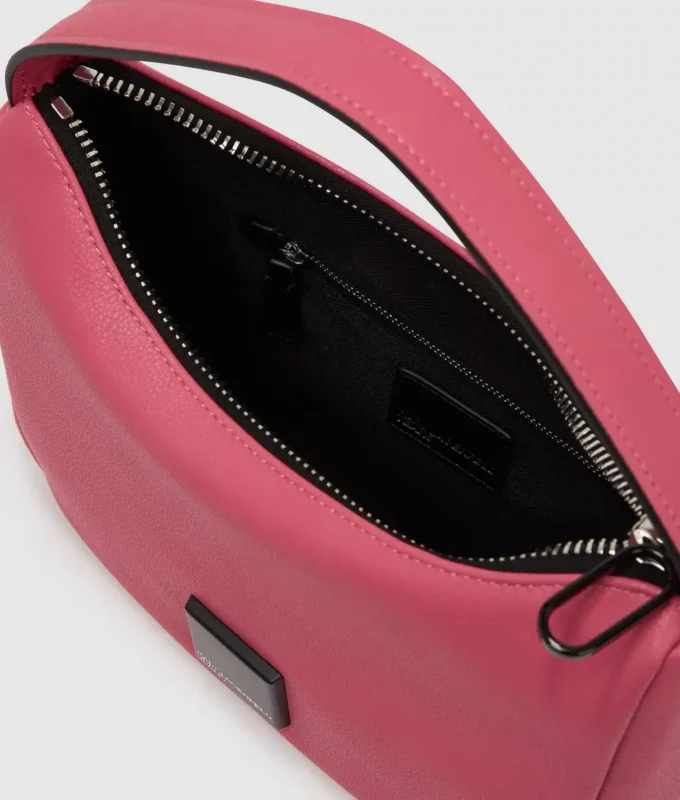 BOLSO MINI HOBO BLANDO CON LOGOTIPO KLJ BOX
