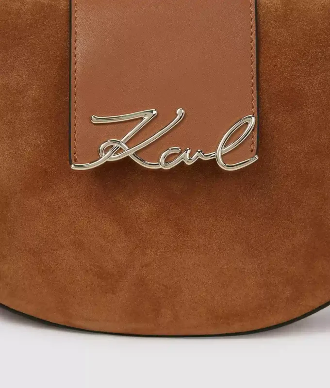 Bolso Moon de ante K/Signature