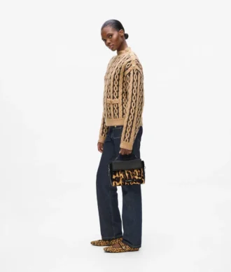 Bolso pequeño con estampado de leopardo K/Hardware