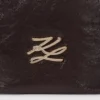 Bolso pequeño tipo cubo brillante K/Autograph