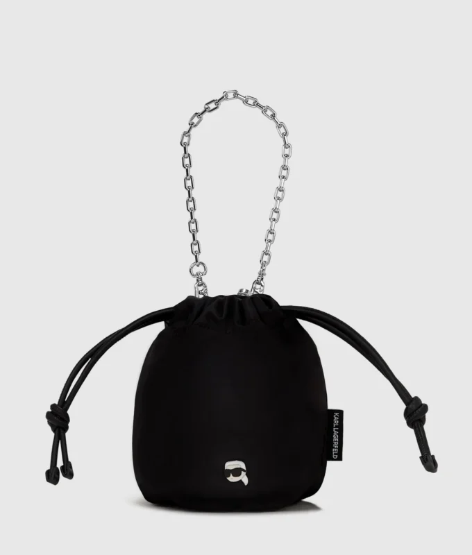 Bolso pequeño tipo cubo de nylon Ikon