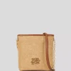 Bolso pequeño tipo cubo tejido K/Autograph