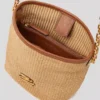 Bolso pequeño tipo cubo tejido K/Autograph