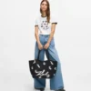 Bolso shopper con estampado Ikon Choupette