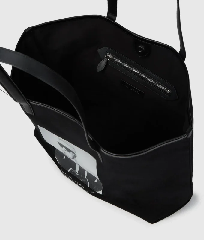 Bolso shopper con foto de Karl