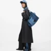 Bolso shopper de denim en dos tonos