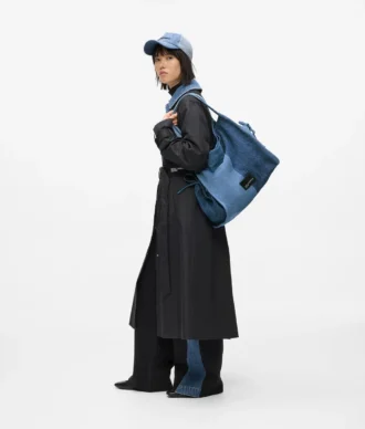 Bolso shopper de denim en dos tonos