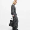 Bolso shopper de denim en dos tonos