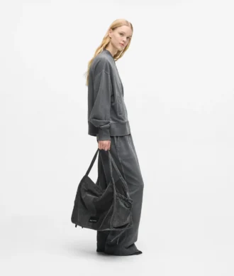 Bolso shopper de denim en dos tonos