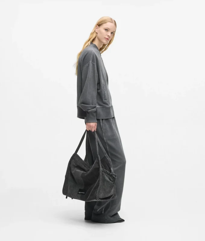 Bolso shopper de denim en dos tonos