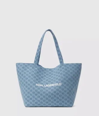 Bolso shopper exclusivo de denim Monogram