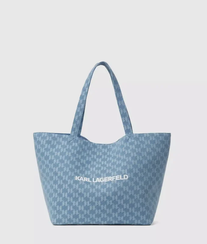 Bolso shopper exclusivo de denim Monogram