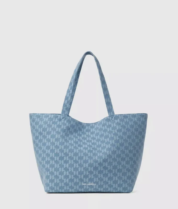 Bolso shopper exclusivo de denim Monogram