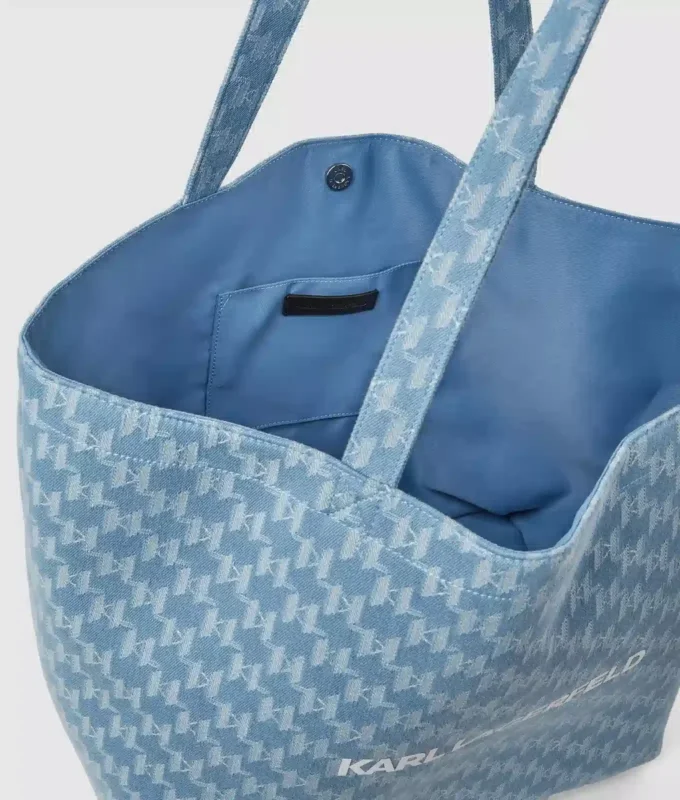 Bolso shopper exclusivo de denim Monogram